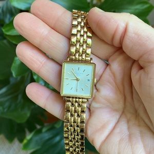 Rosefield The Boxy XS gold watch